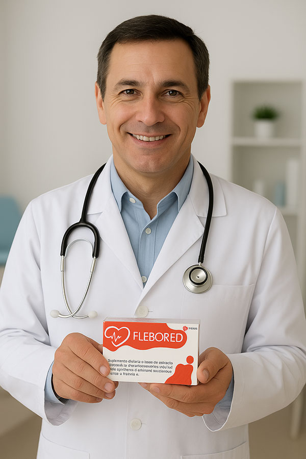Doctor recomendando Flebored